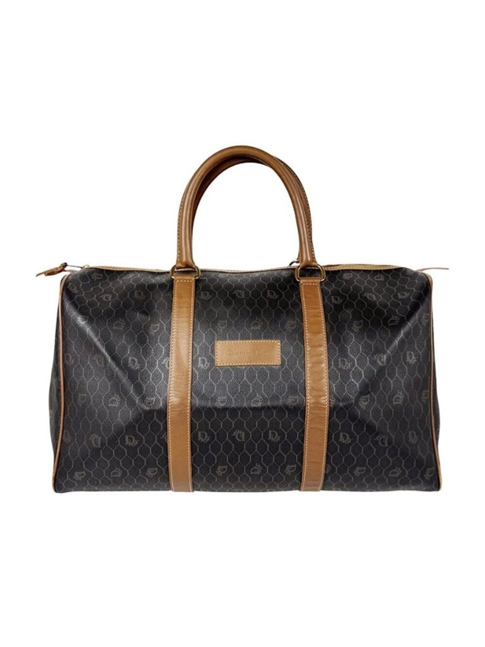 Dior Boston Bag Travel Bag Brown